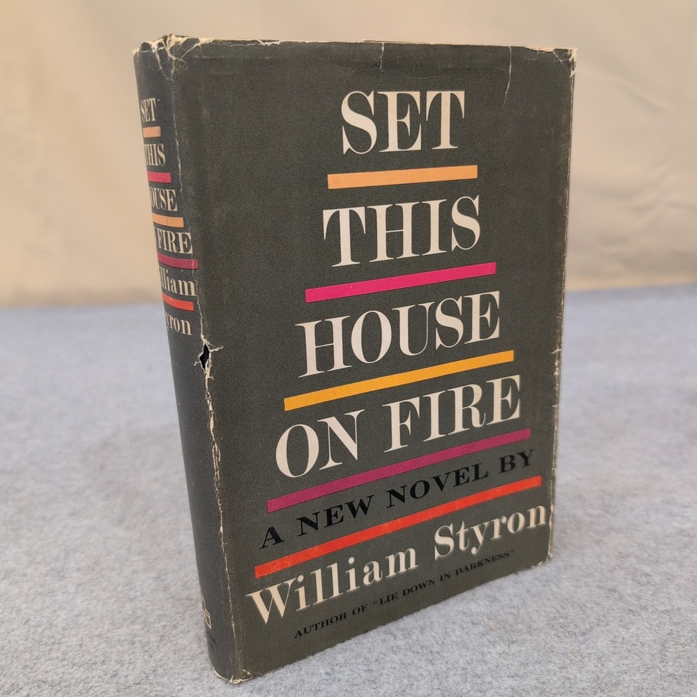 Set This House on Fire William Styron 1960 Signed by Author Hardcover VG/VG - Picture 1 of 6